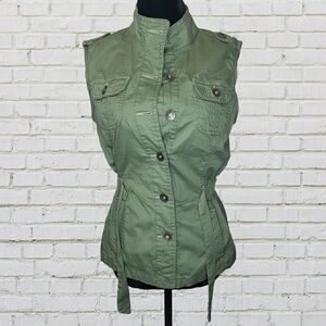 Justice Olive Green Vest